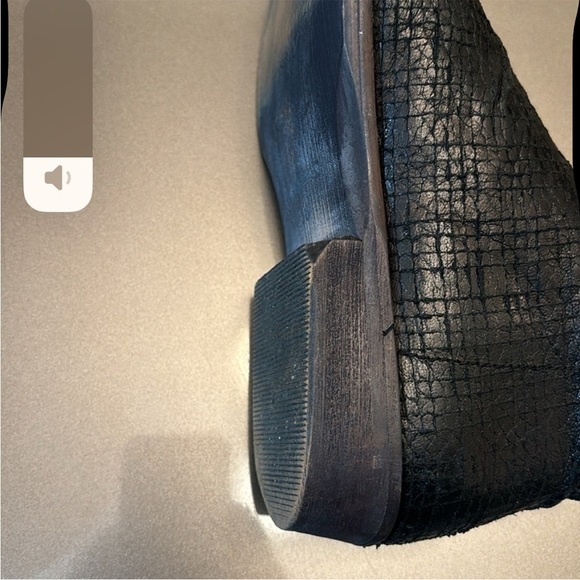 Free People Black Open-Toe Leather Sandals - Picture 8 of 13